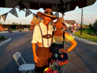 Tripp and Carmen, Arden&#039;s resident farmers